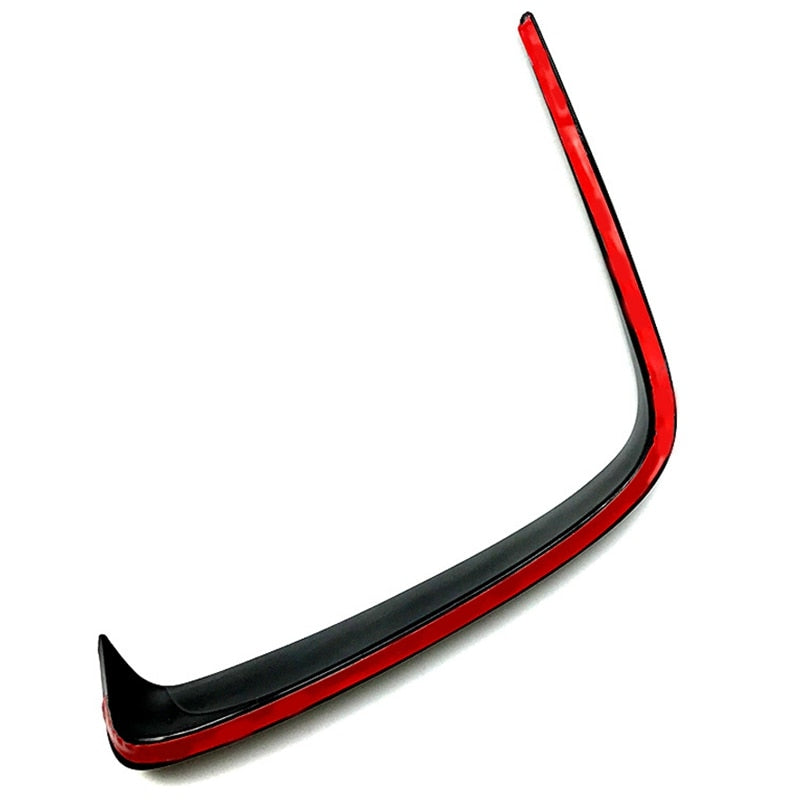 Mercedes Benz A Class Rear Bumper Gloss Black Canards (2013 - 2018 W176)