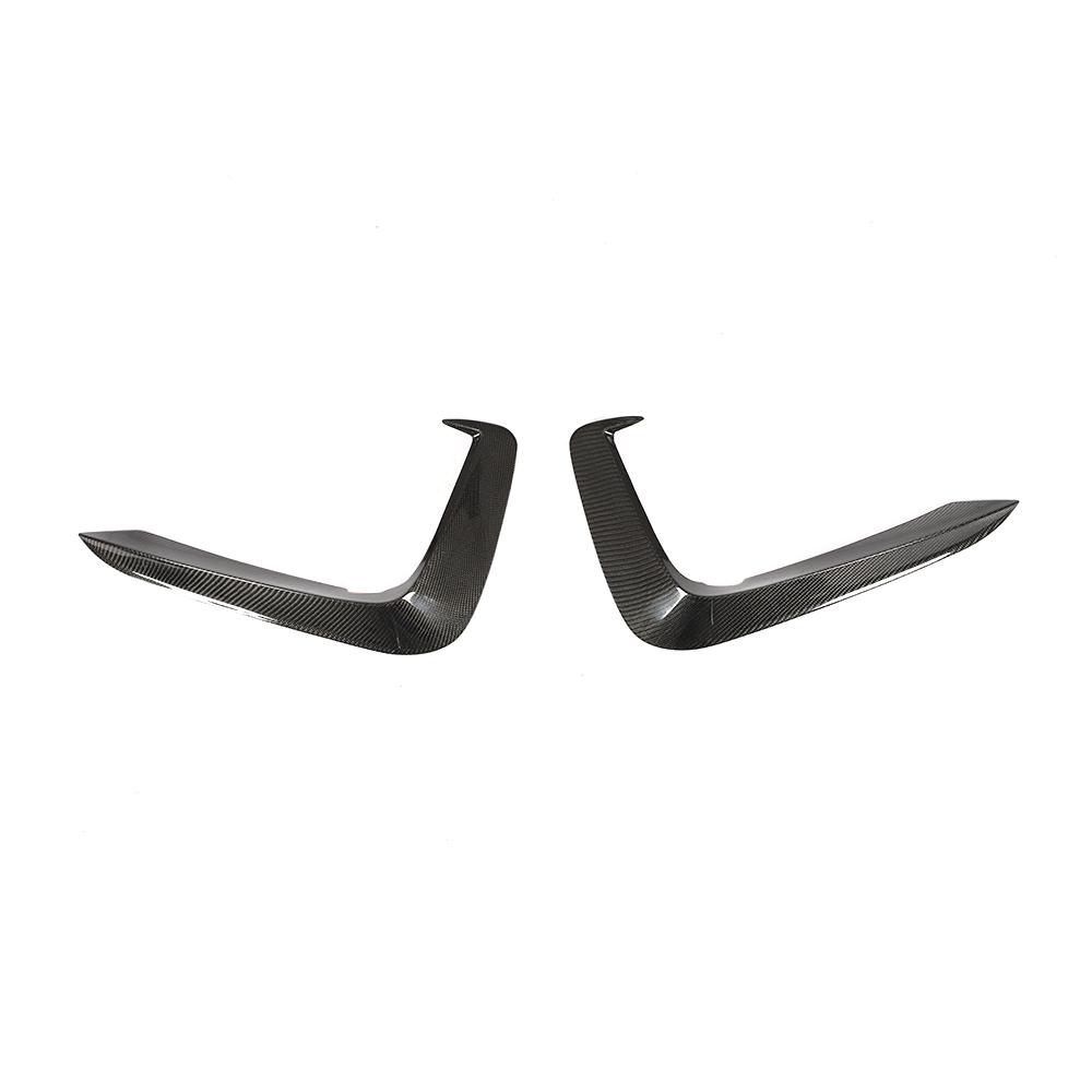 Audi A5 S-Line / S5 Carbon Fibre Bumper Canards (2017 - 2020+ Models) (Carbon Fibre) - Diversion Stores Car Parts And Modificaions