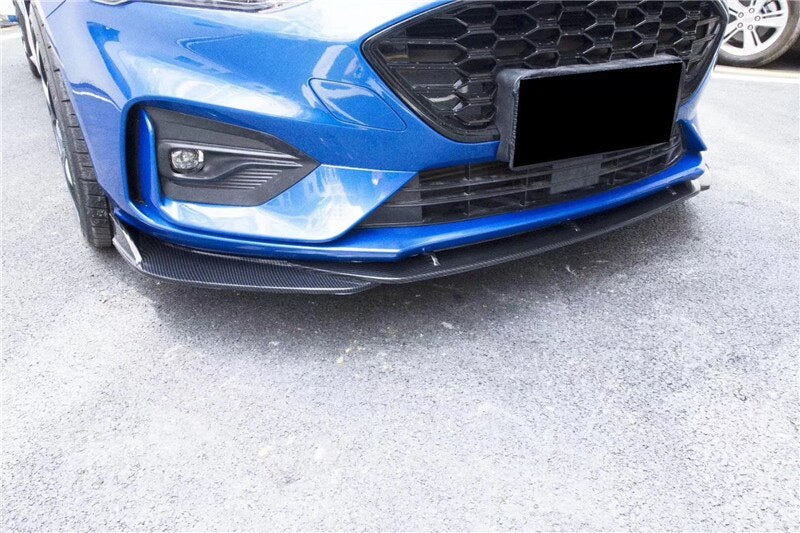 238 - Ford Focus MK4 front splitter 3 piece (2019) - Diversion Stores Car Parts And Modificaions