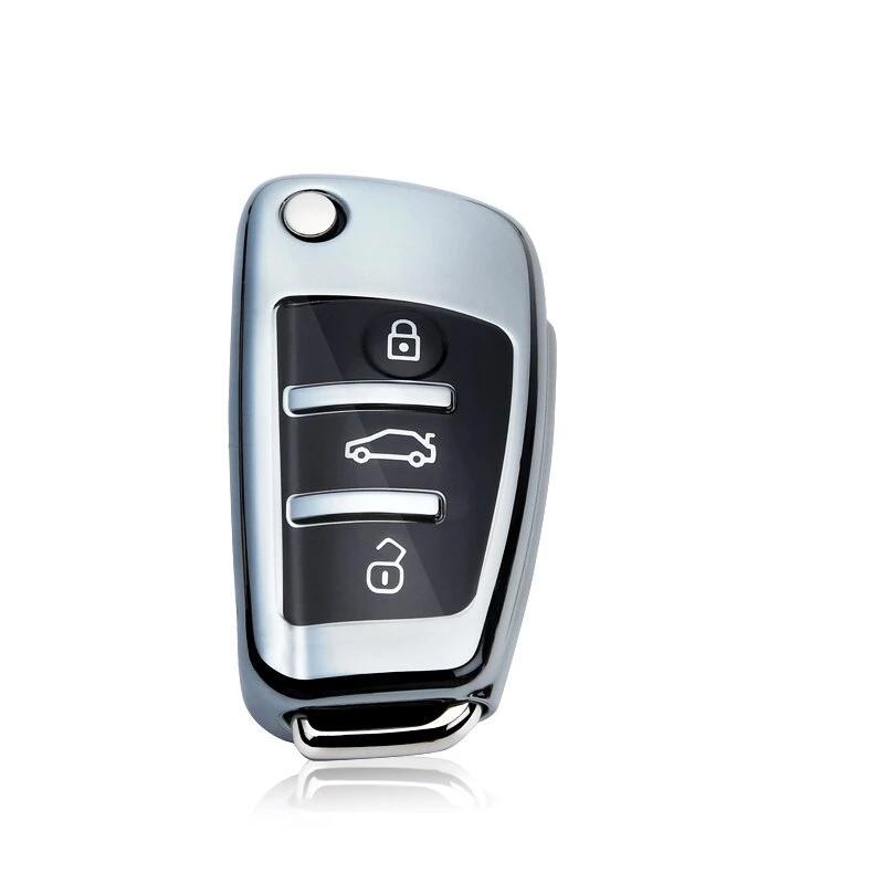 Audi Chrome Hardback Protective Key Cover (Most Models Supported) - Diversion Stores Car Parts And Modificaions
