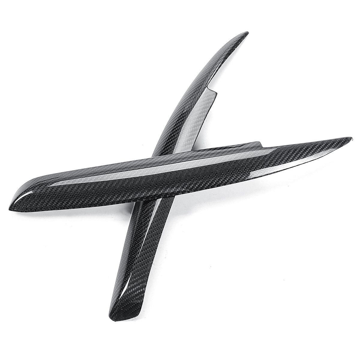 240 - BMW Carbon Fibre Headlight Eyebrows For E81 E82 E87 E88 (2004-2011) - Diversion Stores Car Parts And Modificaions
