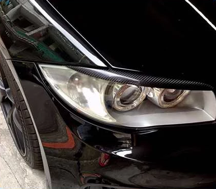 BMW Carbon Fibre Headlight Eyebrows E81 E82 E87 E88