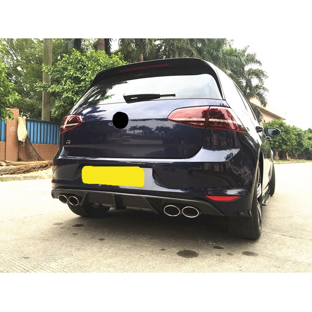 248 - Volkswagen Golf MK7 R Carbon Fiber Rear Diffuser (2013-2016) - Diversion Stores Car Parts And Modificaions