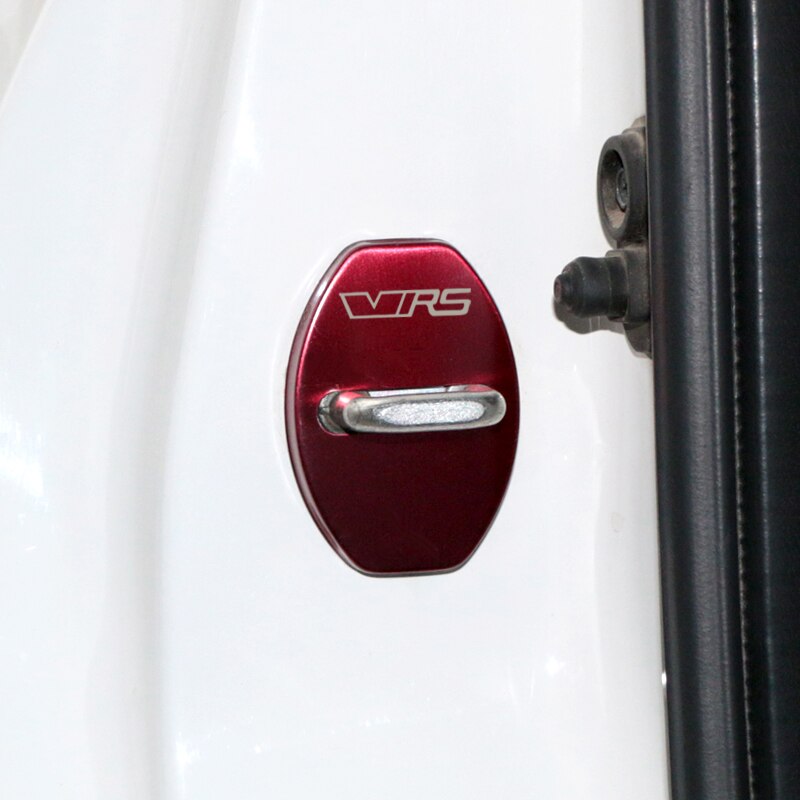 211 - Skoda VRS 4x Car Door Lock Covers For Octavia / Rapid / Superb / Fabia - Diversion Stores Car Parts And Modificaions