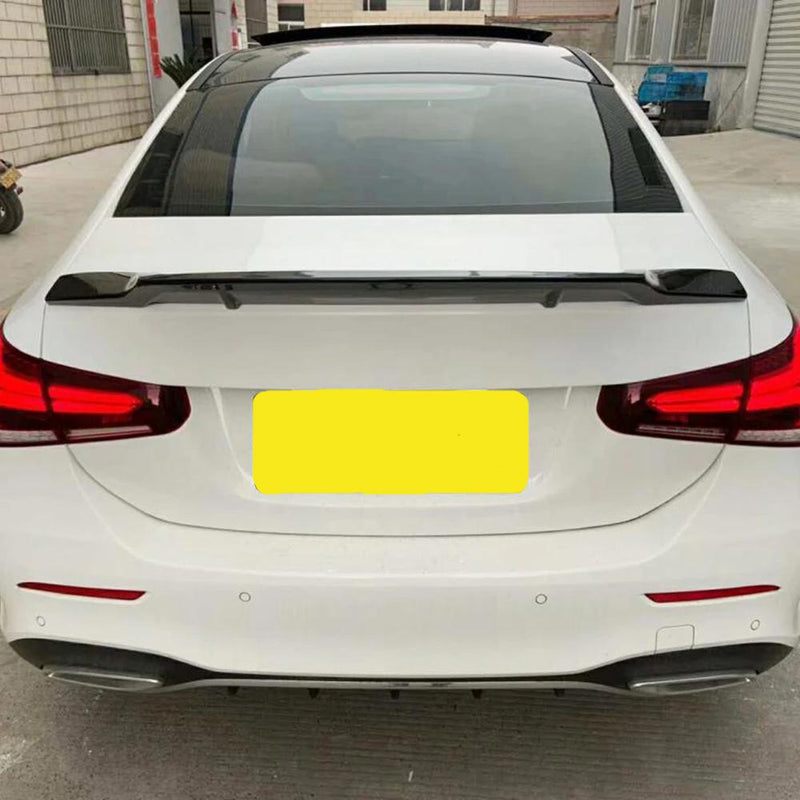 ABS Black Rear Trunk Spoiler for Mercedes-Benz A Class W177 A180 A200 2019 Rear Wing Spoiler Boot Lid