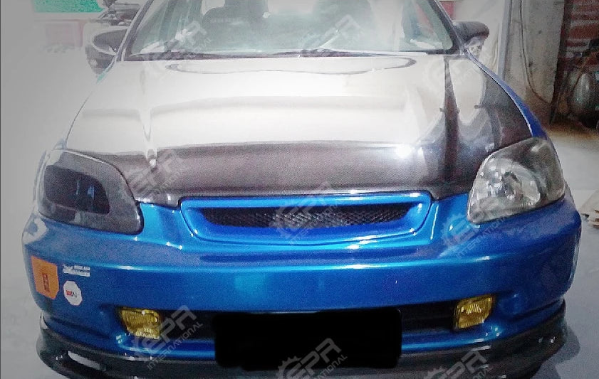 098 - Honda Civic EK9 96-98 Carbon Fibre Headlight Air Duct - Diversion Stores Car Parts And Modificaions