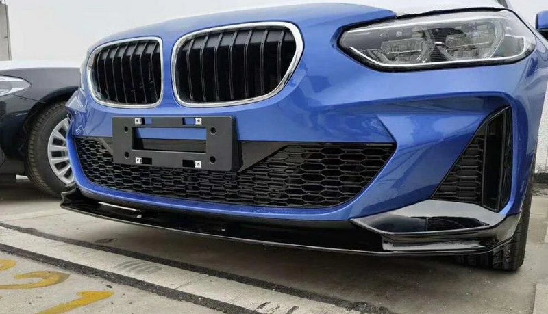 020 - BMW 1 Series M Sport 2019 PP Glossy Black Front Splitter - F20 - Diversion Stores Car Parts And Modificaions