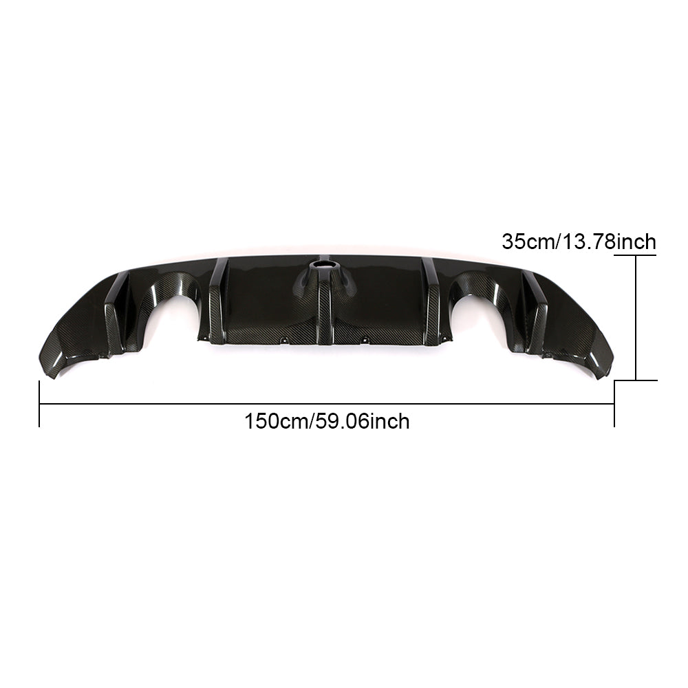 094 - Ford Focus RS Carbon Fibre Rear Diffuser (2016-2018 Models) - Diversion Stores Car Parts And Modificaions