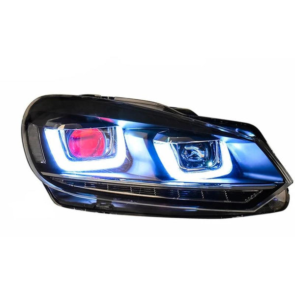 Golf mk6 store custom headlights