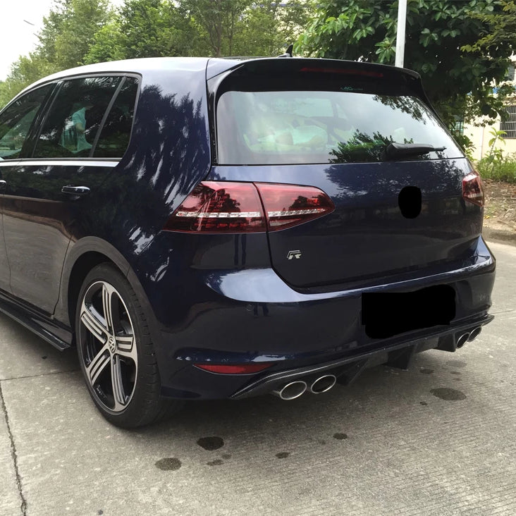 248 - Volkswagen Golf MK7 R Carbon Fiber Rear Diffuser (2013-2016) - Diversion Stores Car Parts And Modificaions