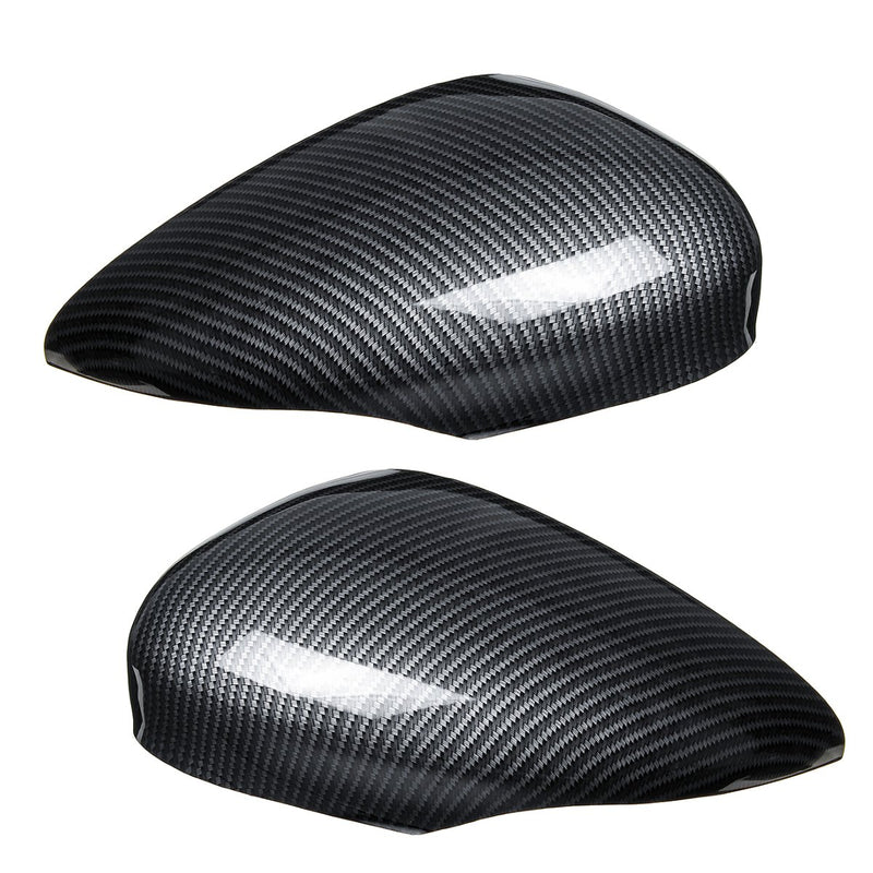 134 - Ford Fiesta MK7/7.5 Carbon Fibre Look Gloss Wing Mirror Backs (2009-2017 Models) - Diversion Stores Car Parts And Modificaions