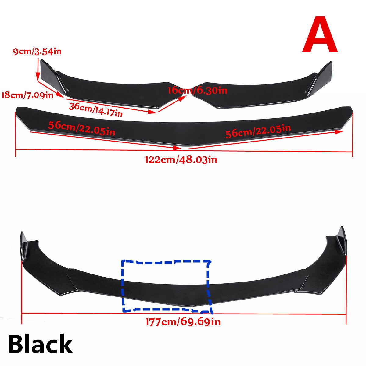 Universal Car Bumper Splitter