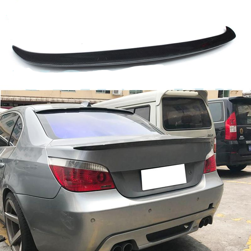 BMW 5 Series E60 4 Door Sedan Carbon Fibre Boot Spoiler Lip