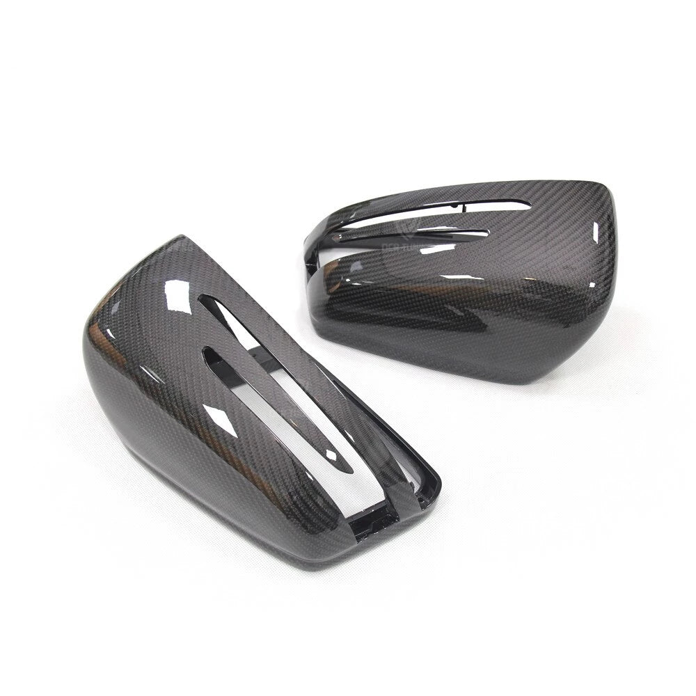 225 - Mercedes Benz Carbon Fibre Wing Mirror Covers For A / B / C / E / S  / CLS / GLK Class - Diversion Stores Car Parts And Modificaions