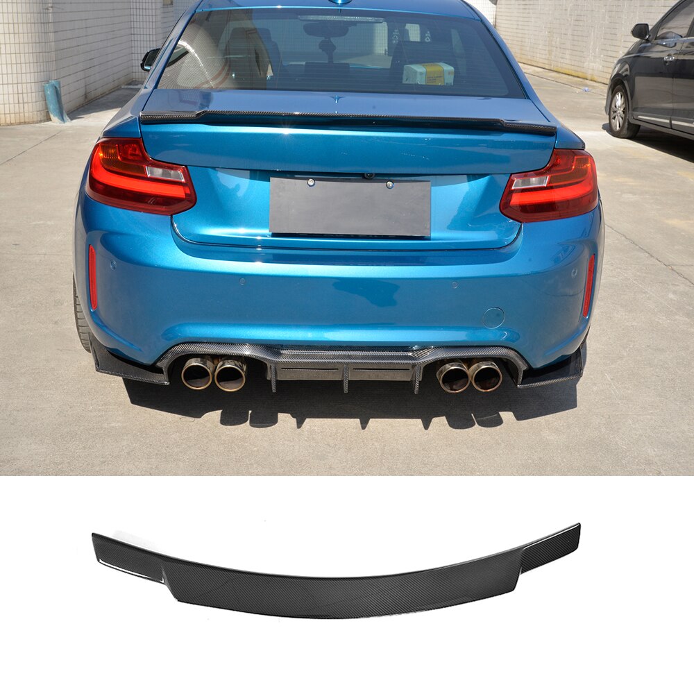 017 - BMW F87 M2 / F22 F23 2 Series Carbon Fibre Boot Spoiler 2014 - 2019 - Diversion Stores Car Parts And Modificaions