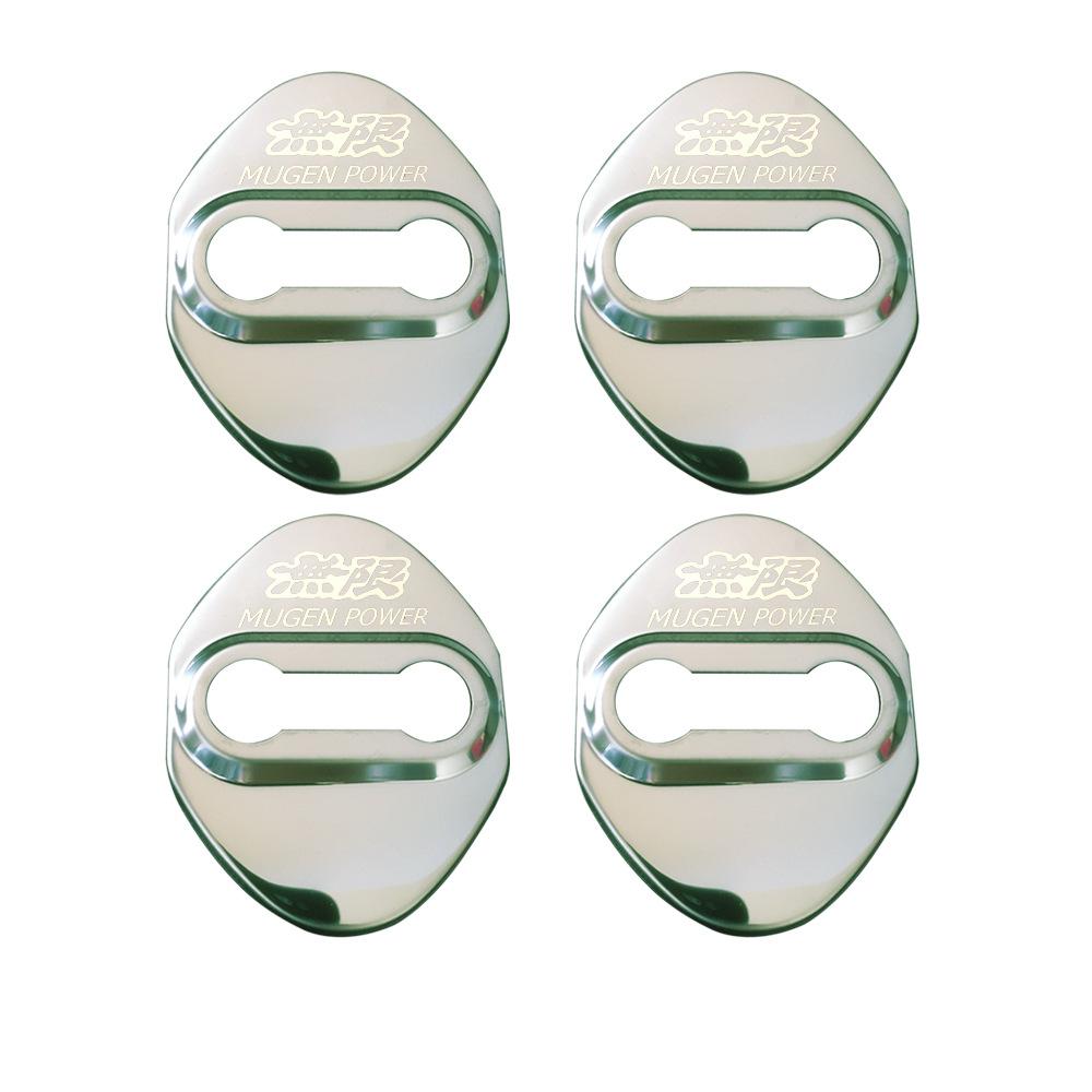 212 - Mugen Power 4x Car Door Lock Covers For Honda - Diversion Stores Car Parts And Modificaions