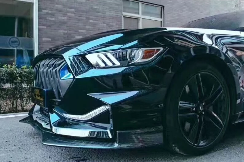 Ford Mustang Mouth Evil Front Bumper Grille & Lip