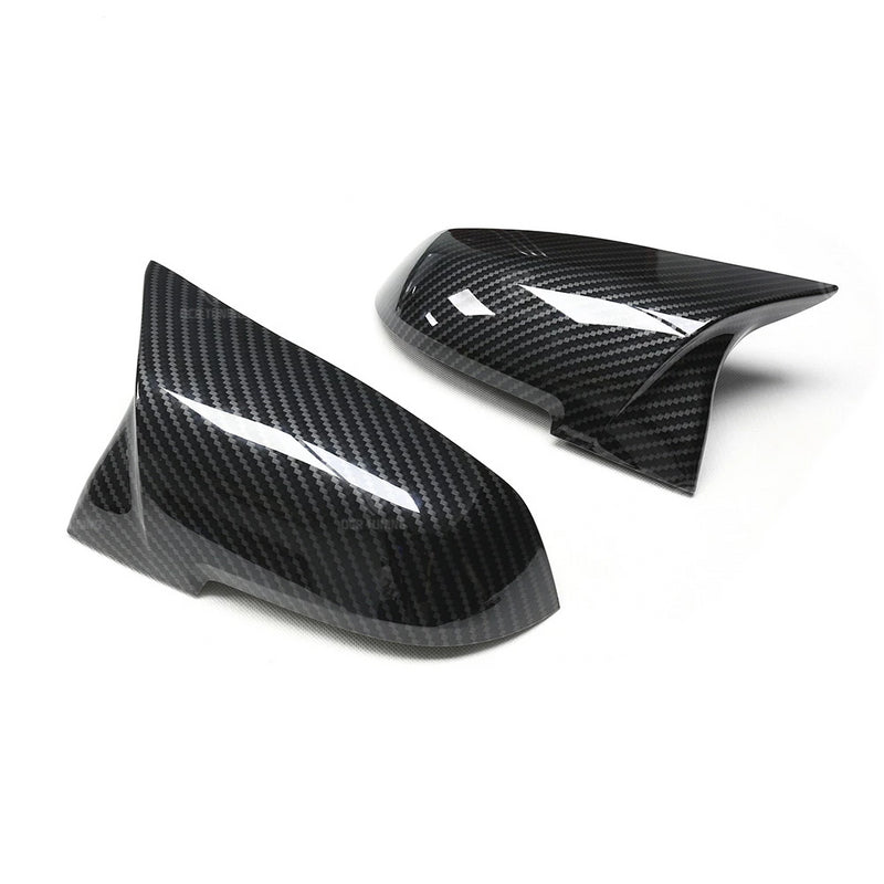 194 - BMW 1/2/3/4 Series Gloss Carbon Look Wing Mirror Covers - Diversion Stores Car Parts And Modificaions