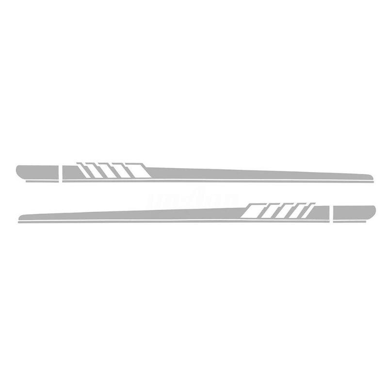 2X Universal Car Side Decals / Stickers (3 Colours) - Diversion Stores Car Parts And Modificaions