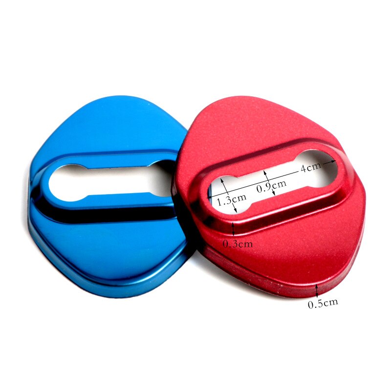 212 - Mugen Power 4x Car Door Lock Covers For Honda - Diversion Stores Car Parts And Modificaions