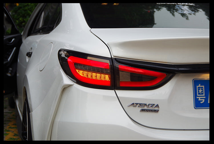 081 - Mazda 6 LED Tail Light Pair With LED Indicators (2013-2016 Models) - Diversion Stores Car Parts And Modificaions