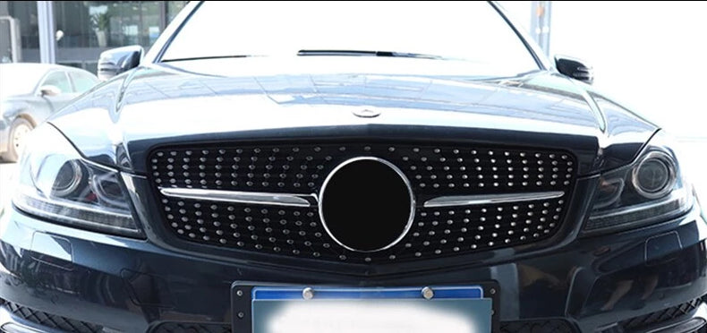 112 - Mercedes Benz C-class Diamond Style Front Grille (2008 - 2014) - Diversion Stores Car Parts And Modificaions
