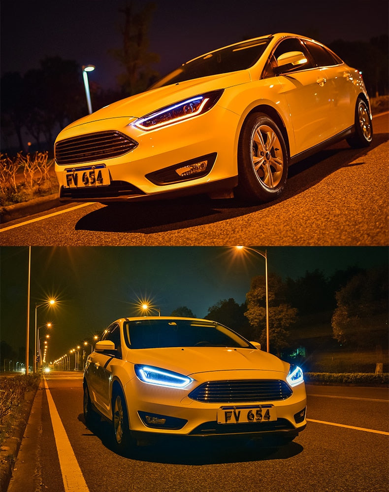 082 - Ford Focus LED Headlight / DRL / Dynamic Indicators (2014-2018) - Diversion Stores Car Parts And Modificaions