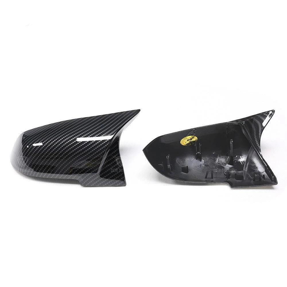 194 - BMW 1/2/3/4 Series Gloss Carbon Look Wing Mirror Covers - Diversion Stores Car Parts And Modificaions
