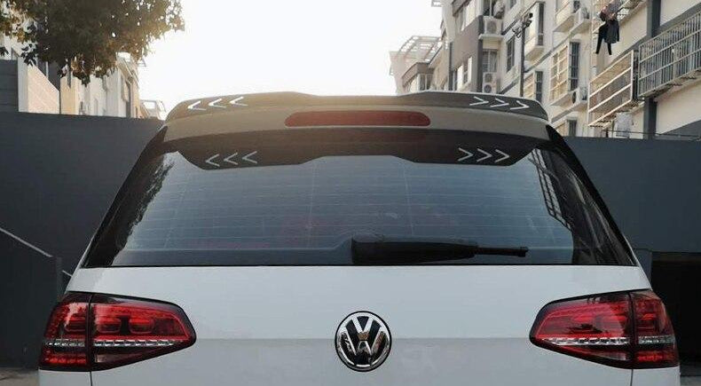 007 - Volkswagen Golf MK7 Standard Models and GTI/R/R-LINE Models Spoiler Extension - Diversion Stores Car Parts And Modificaions