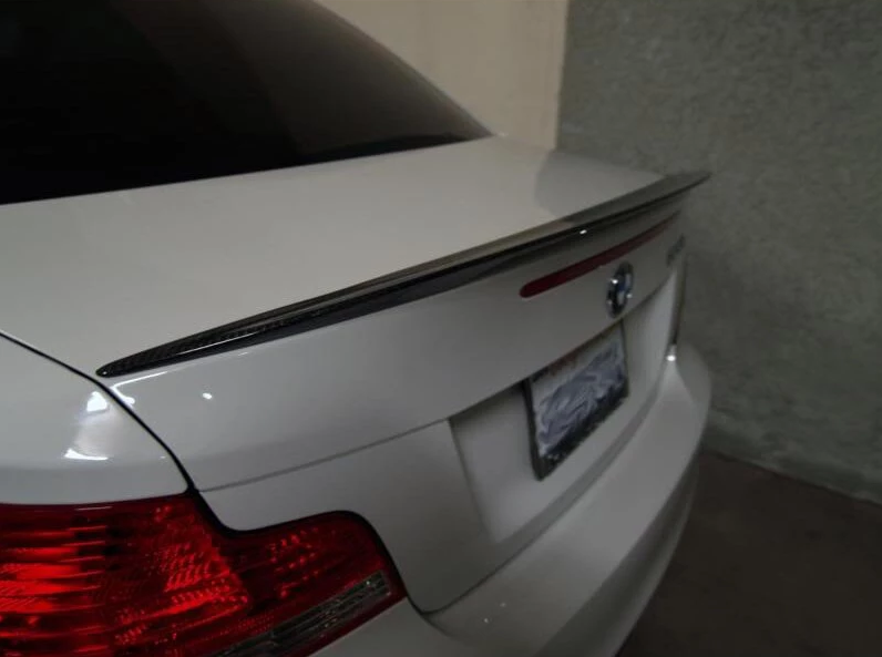 BMW 1 Series E82 Carbon Rear Boot Spoiler