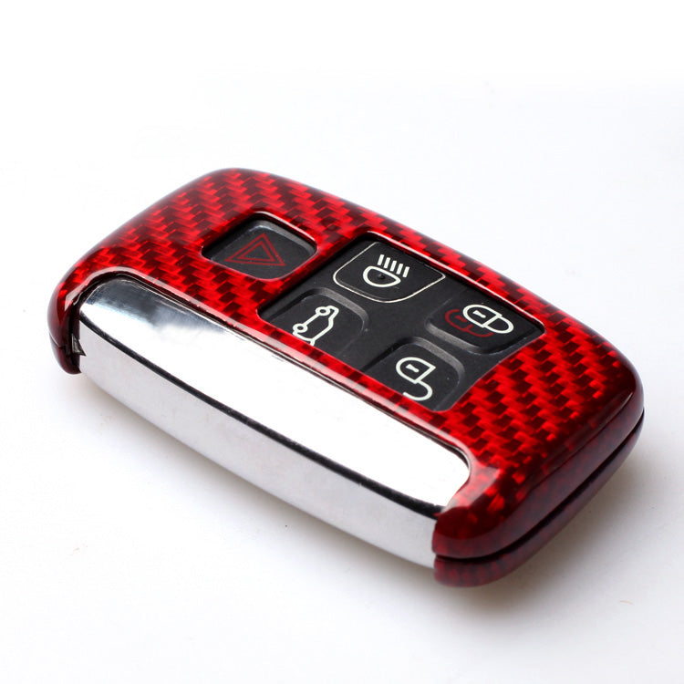 Carbon Fibre Key Cover For Jaguar / Land Rover / Range Rover Vehicles (Black Or Red) - Diversion Stores Car Parts And Modificaions