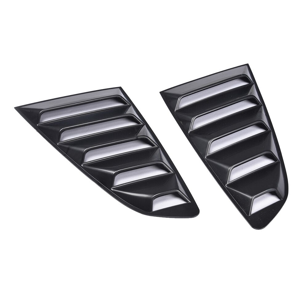 107 - Ford Mustang Rear Quarter Shark Gill Window Covers (2015 - 2017 Models) - Diversion Stores Car Parts And Modificaions