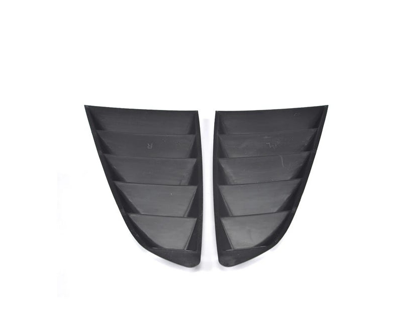 107 - Ford Mustang Rear Quarter Shark Gill Window Covers (2015 - 2017 Models) - Diversion Stores Car Parts And Modificaions