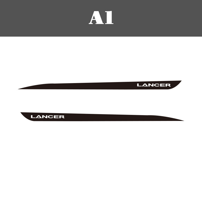 Mitsubishi Lancer Evolution 'Lancer' Side Decals (2 Pieces) - Diversion Stores Car Parts And Modificaions