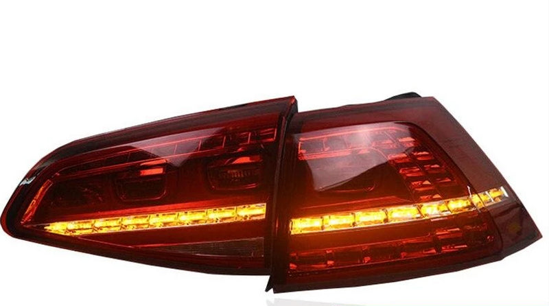 070 - Volkswagen Golf Tail Lights  - Plug & Play - (MK7 2013-2016) - Diversion Stores Car Parts And Modificaions