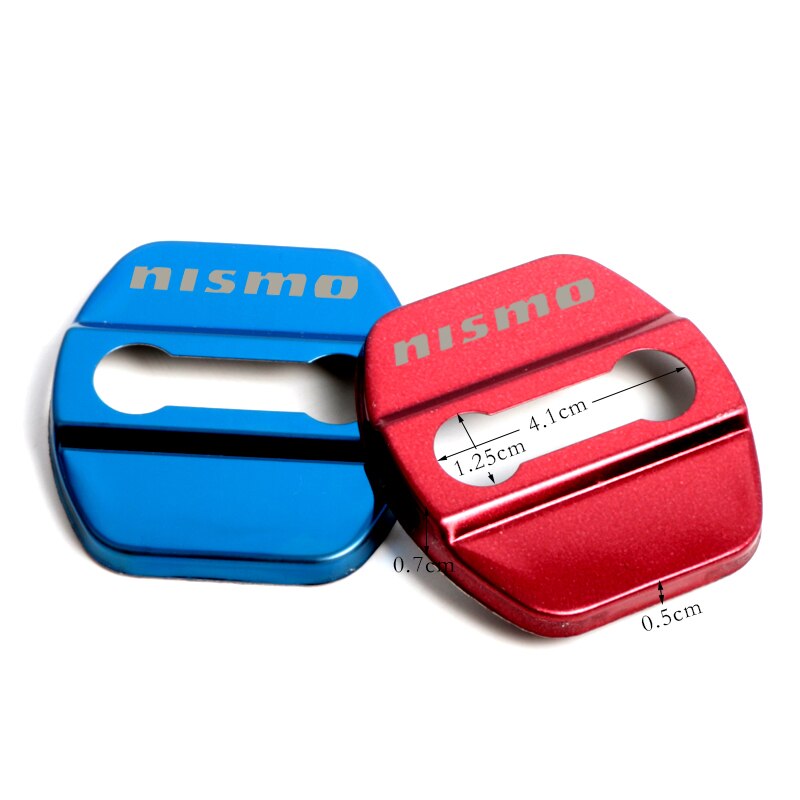 224 - NISMO 4x Car Door Lock Covers For Nissan - Diversion Stores Car Parts And Modificaions
