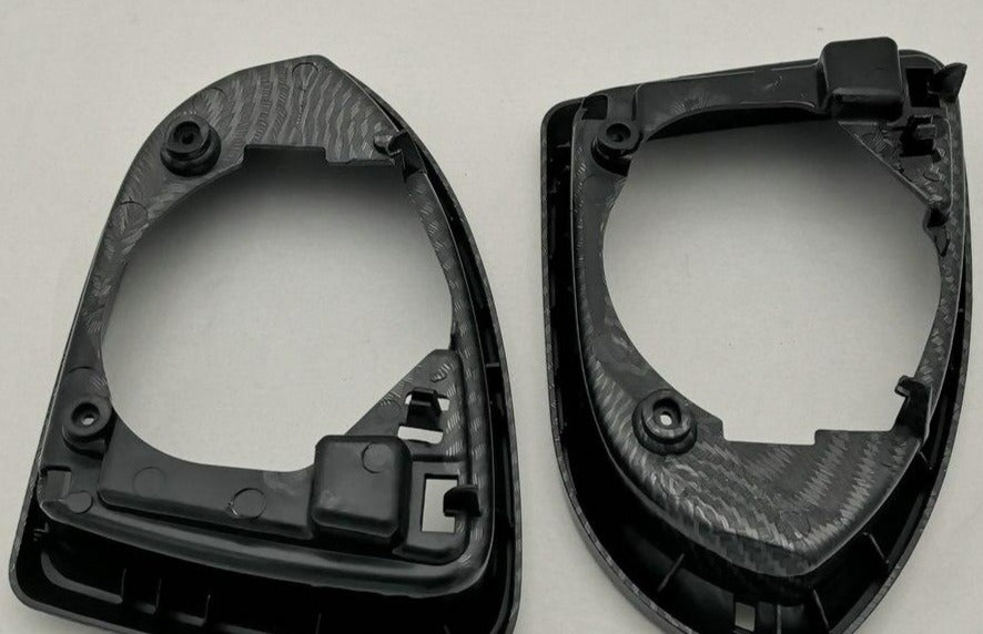 068 - Volkswagen Golf Carbon Fibre Look Wing Mirror Housing MK7/7.5 (2013-2019) - Diversion Stores Car Parts And Modificaions