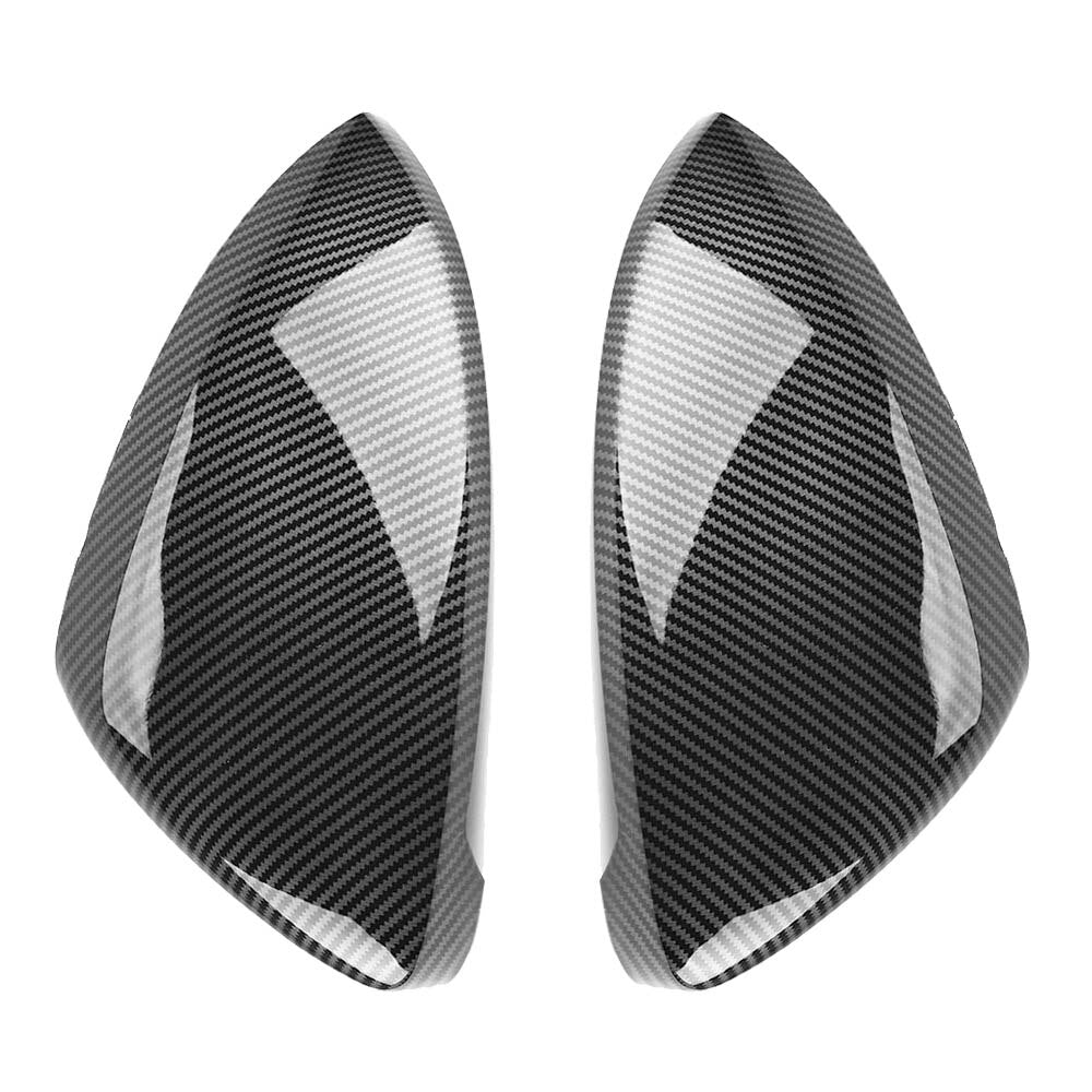 071 - Volkswagen Carbon Fibre Look Wing Mirror Caps (Multiple Models Including Golf, Polo, Passat Etc) - Diversion Stores Car Parts And Modificaions