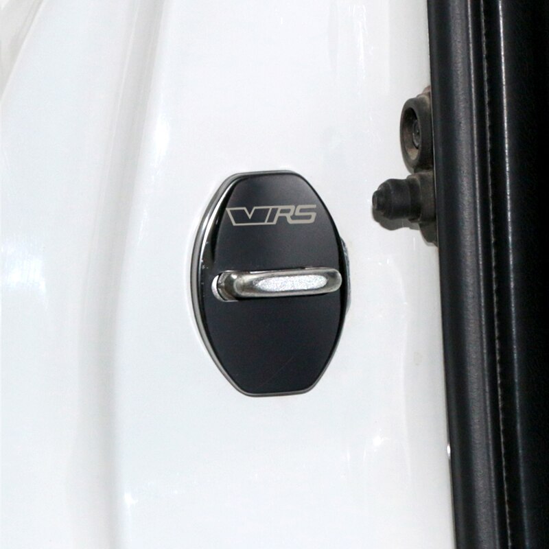 211 - Skoda VRS 4x Car Door Lock Covers For Octavia / Rapid / Superb / Fabia - Diversion Stores Car Parts And Modificaions