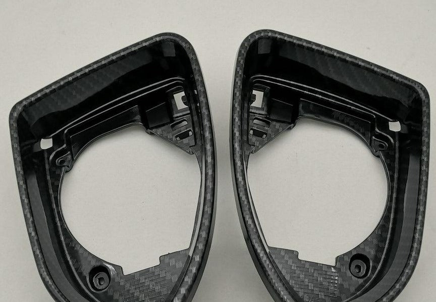 068 - Volkswagen Golf Carbon Fibre Look Wing Mirror Housing MK7/7.5 (2013-2019) - Diversion Stores Car Parts And Modificaions