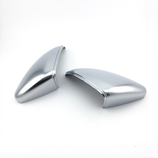 178 - Volkswagen Golf MK7/7.5 Satin Chrome Wing Mirror Covers (Satin Chrome ) - Diversion Stores Car Parts And Modificaions