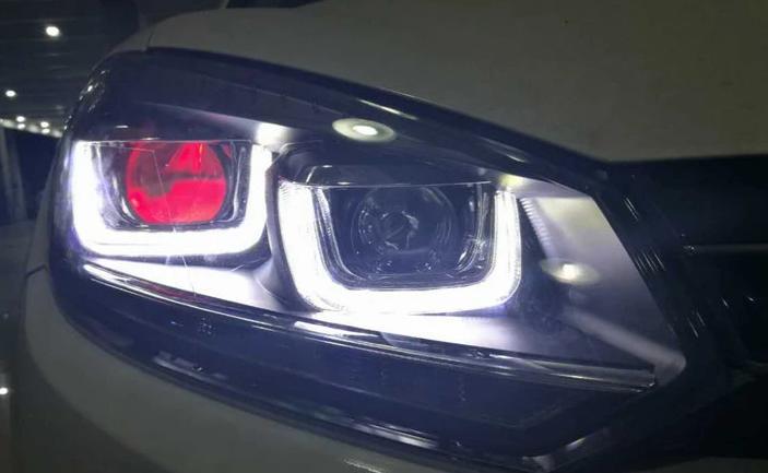Volkswagen Golf MK6 Demon Eye Headlights (2008 - 2013 Models)