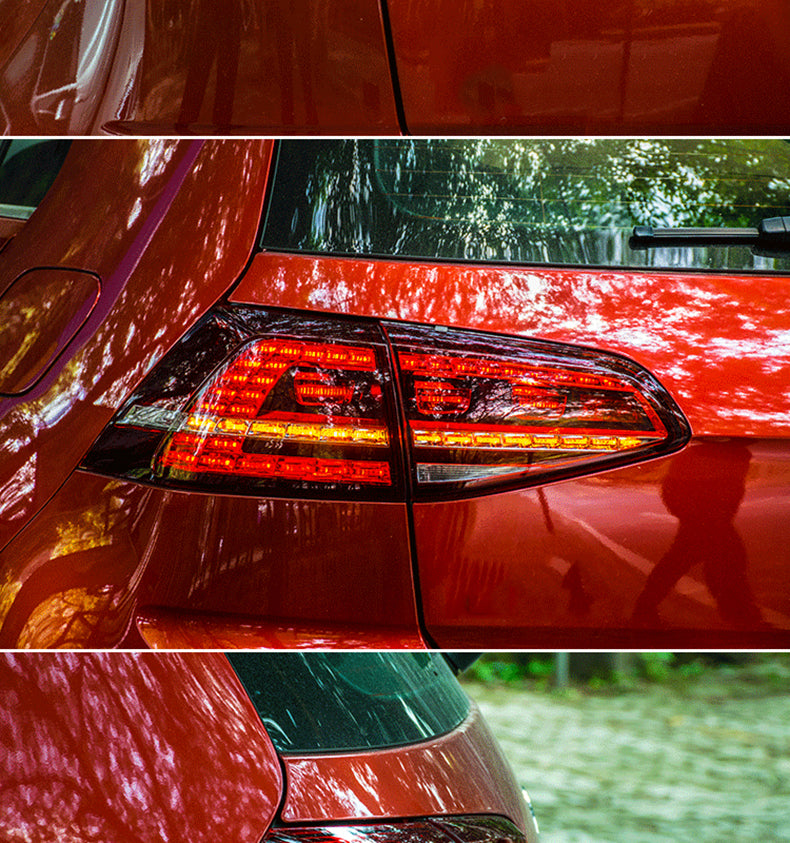 070 - Volkswagen Golf Tail Lights  - Plug & Play - (MK7 2013-2016) - Diversion Stores Car Parts And Modificaions