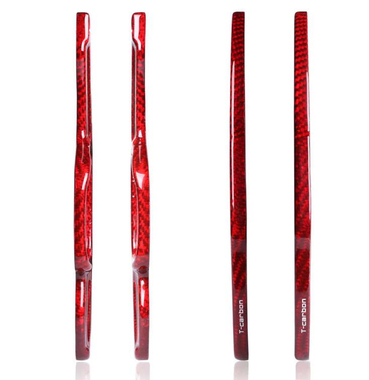 Pair Of Carbon Effect Door Strikers For Audi A1 A3 A4 TT A5 A6 A7 Q2 Q3 Q5 Q7