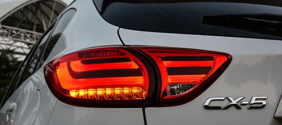 080 - Mazda CX-5 Led Taillights With LED Turn Signal (2014-2016 Models) RED Or SMOKED - Diversion Stores Car Parts And Modificaions
