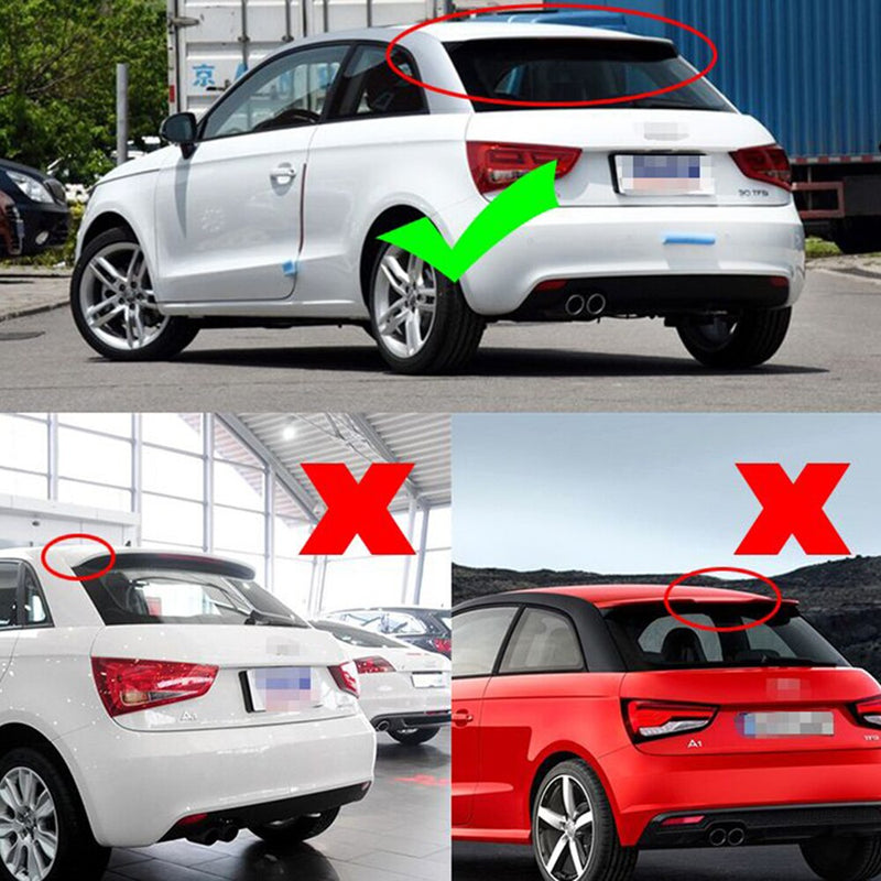 086 - Audi A1 Carbon Fibre/FRP Rear Spoiler (2010-2015 Models) 3-Door - Diversion Stores Car Parts And Modificaions