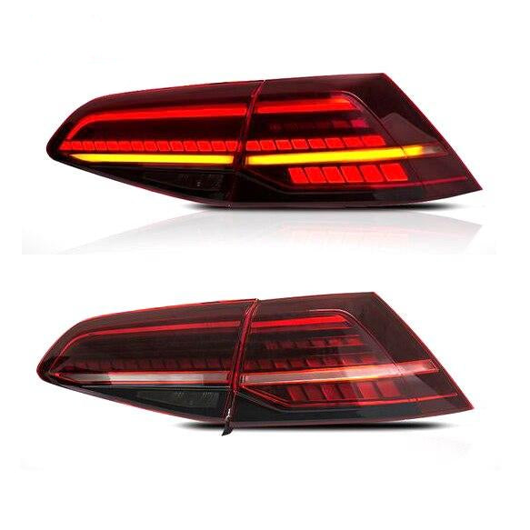 069 - Volkswagen Golf Tail Lights With Sequential Indicators - Plug & Play - (MK7.5 2016-2019) - Diversion Stores Car Parts And Modificaions