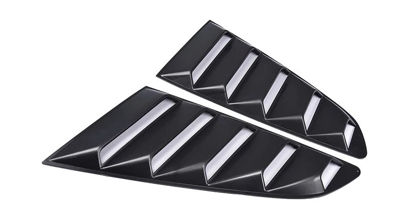 107 - Ford Mustang Rear Quarter Shark Gill Window Covers (2015 - 2017 Models) - Diversion Stores Car Parts And Modificaions