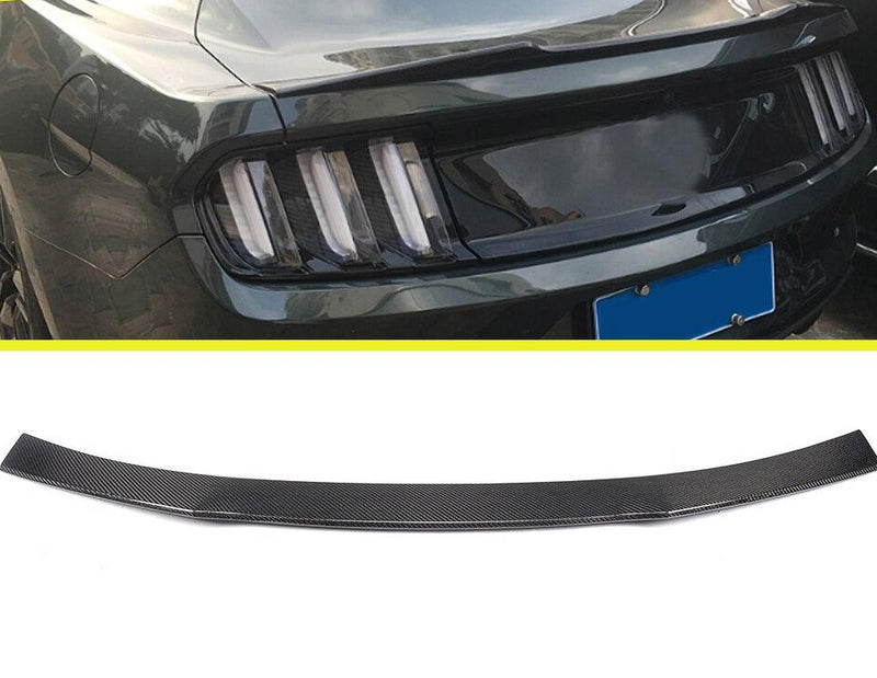 097 - Ford Mustang Coupe Carbon Fibre Spoiler Lip (2015-2017 Models) - Diversion Stores Car Parts And Modificaions