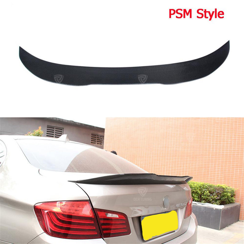 2011-2016 P Style Rear Trunk Lid Spoiler Compatible with BMW F10 5 Series  Sedan 528i 535i - 2012 2013 2014 2015 (Glossy Black)